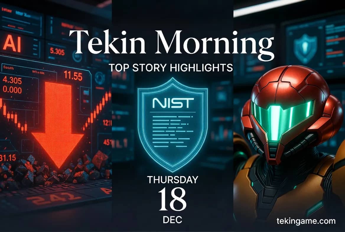 Tekin Morning: AI Markets Stumble, NIST Rewrites the Cyber-Rules, and The Holiday Upgrade Window (December 18 Analysis)