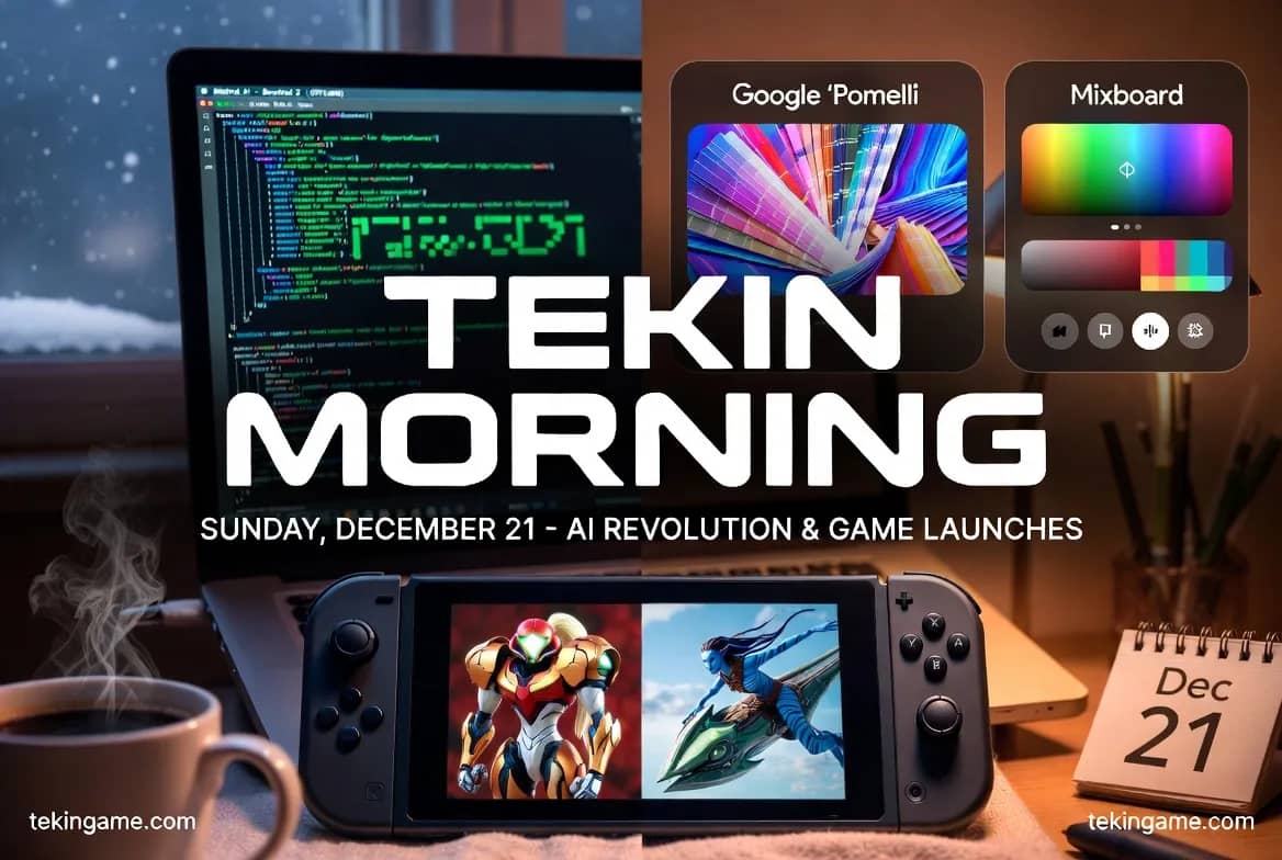 تکین مورنینگ: یکشنبه انقلابی هوش مصنوعی؛ انتشار مدل کدنویسی رایگان Mistral، ابزارهای جدید گوگل و شروع طوفانی لانچهای دسامبر