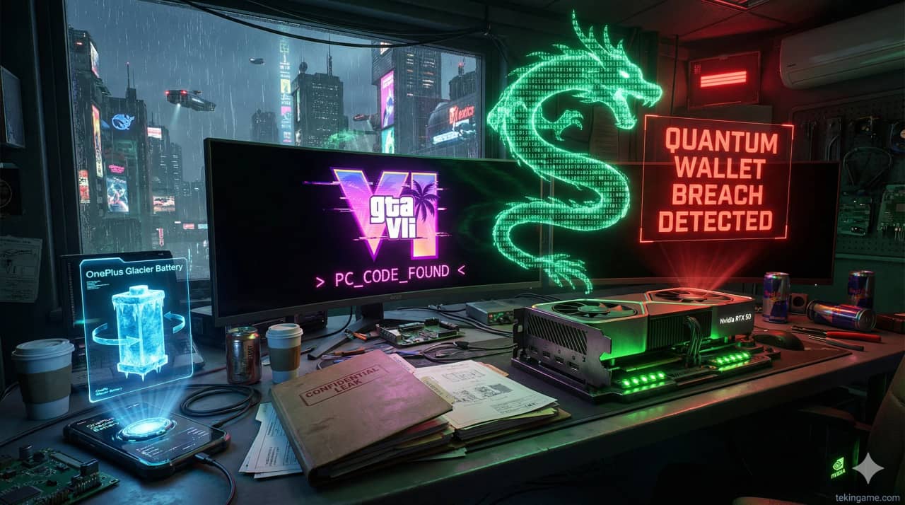 Tekin Night (Jan 1): RTX 50 Specs Leaked, GTA VI PC Code Discovered, and the 7500mAh Battery Revolution