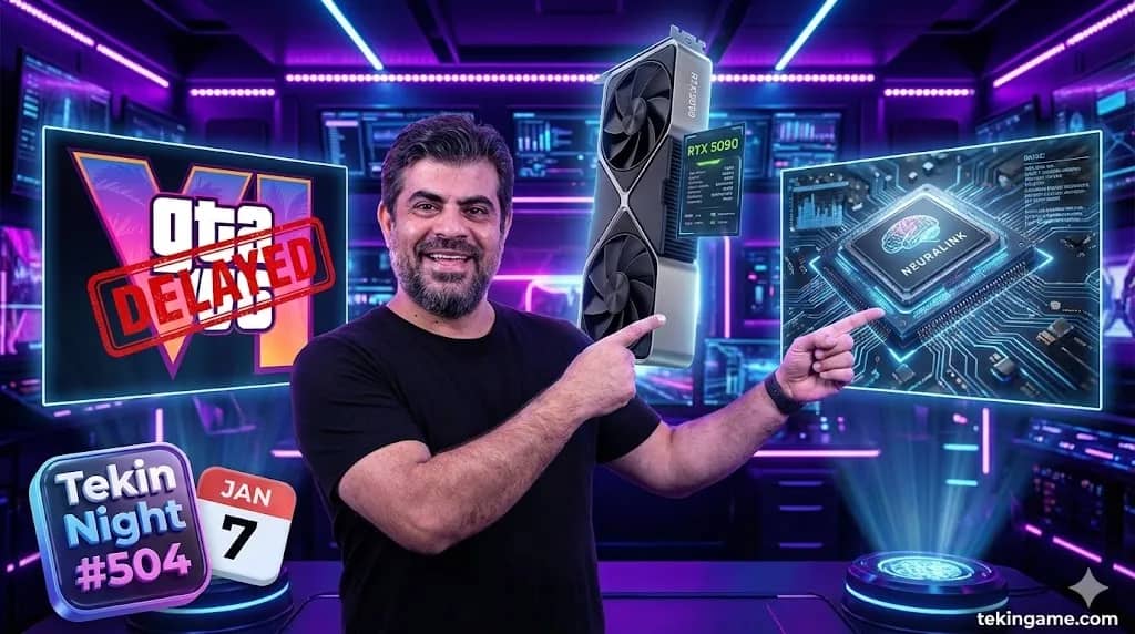 تکین نایت #504: چهارشنبه سیاه گیمرها؛ تاخیر GTA VI، نمایشگر روی RTX 5090 و چیپهای مغزی ایلان ماسک