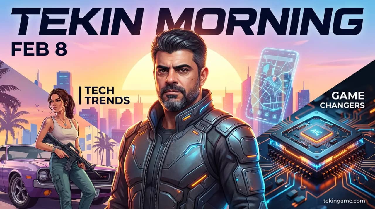Tekin Morning Feb 8: GTA VI Storm, Sora 3.0 & The 1000W GPU ☕📰