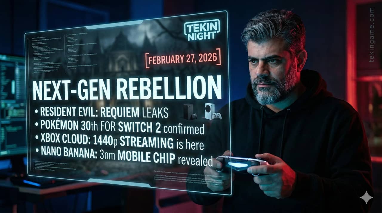 Tekin Night Feb 27: 6 Earthquakes from Resident Evil to Nano Banana