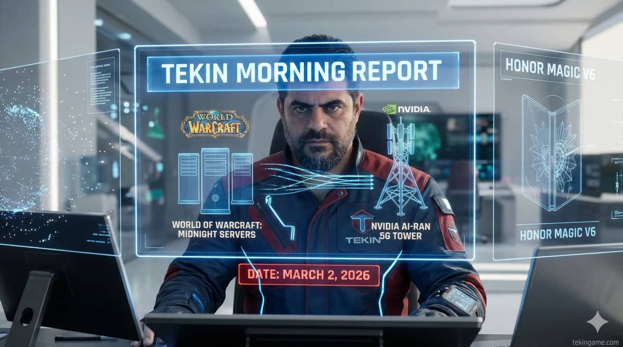 Tekin Morning (March 2nd, 2026): From the Resurrection of Azeroth to the Foldable Wars of Barcelona 🚀
