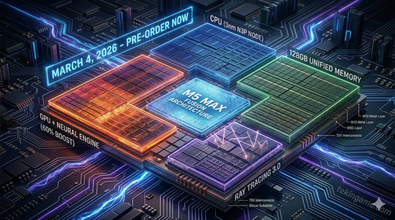 کالبدشکافی Apple M5 Max — اپل از ابر جدا شد: پیشخرید از امروز