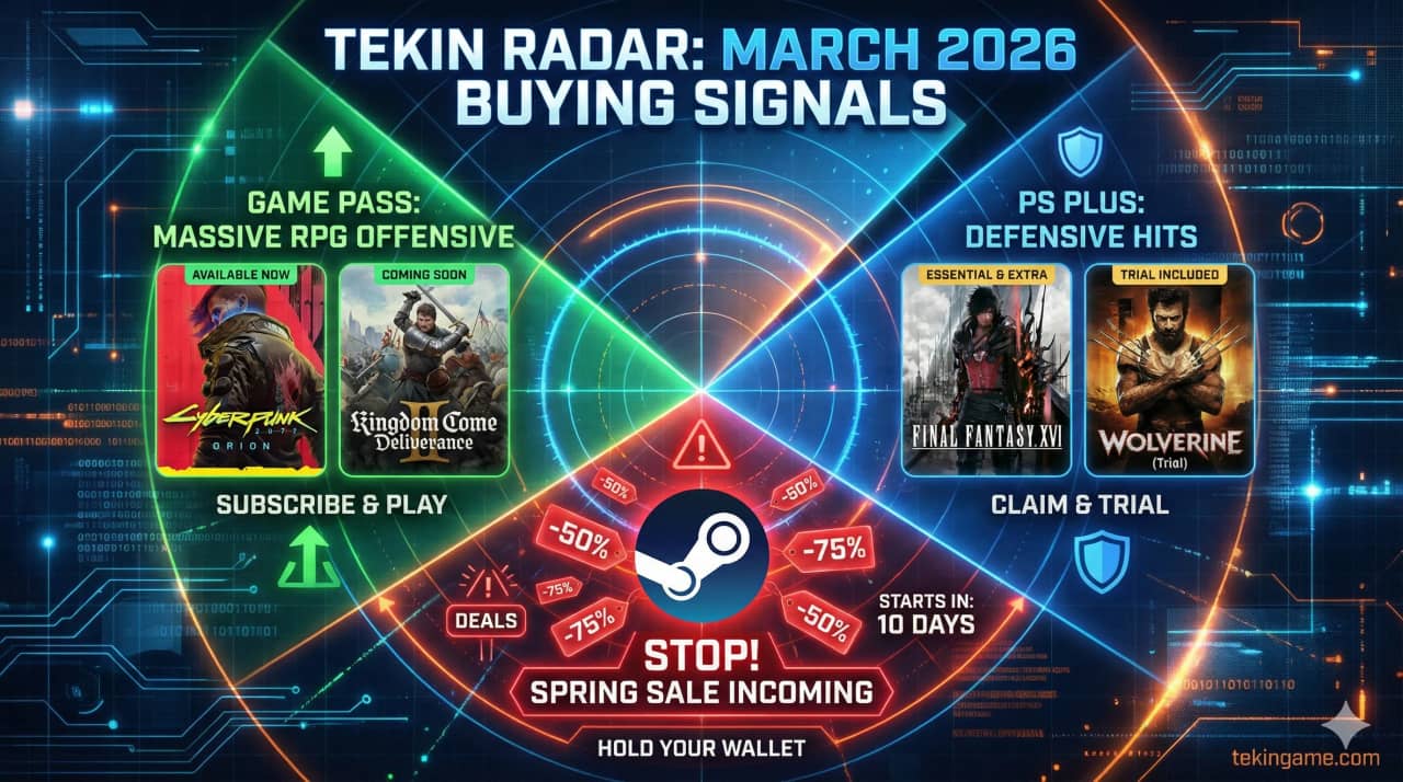 The Tekin Radar: March 2026's Ultimate Buy Signals 🎯