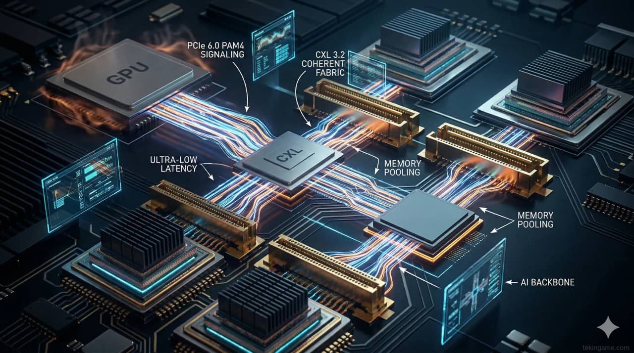 Autopsy of the AI Backbone: The 2026 Datacenter Leap to PCIe 6.0 and CXL 3.2