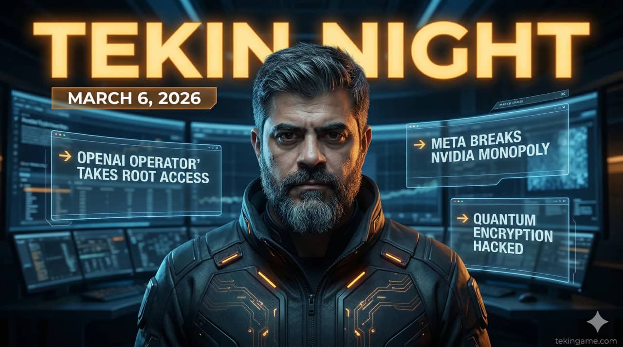 تکین نایت ۶ مارس ۲۰۲۶: شب کامپیوترهای زنده؛ وقتی AI دستهایش را روی کیبورد میگذارد
