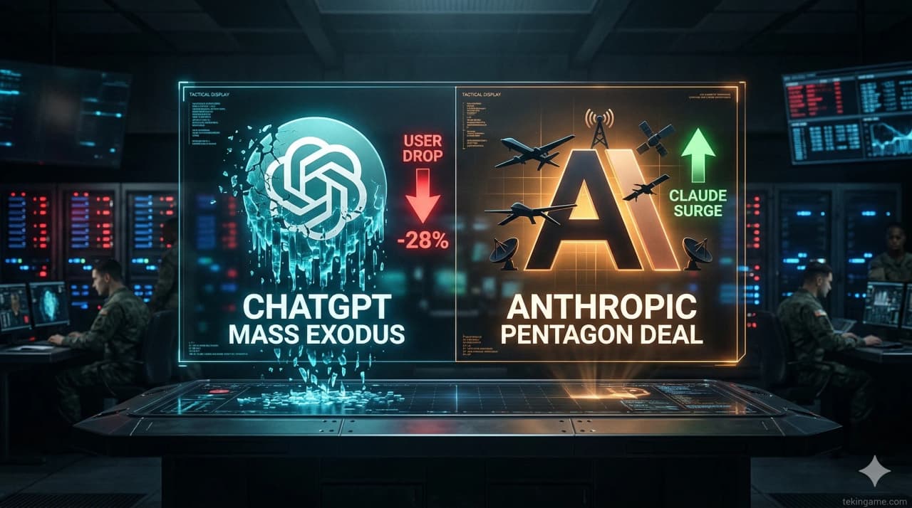 الهروب الكبير من ChatGPT: عندما ارتفعت عمليات الإلغاء بنسبة 295٪ بسبب صفقة البنتاغون