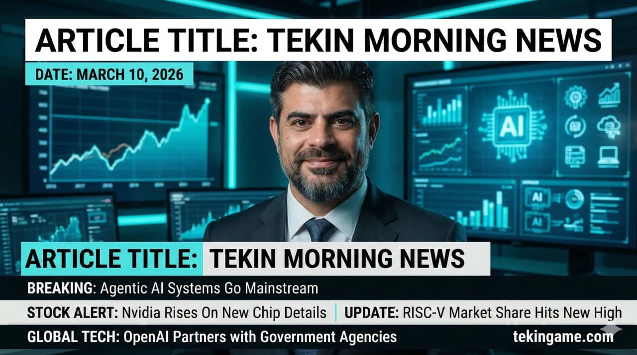 Tekin Morning 10 مارس 2026: من فيلم Netflix AI إلى iPhone بسعر 599 دولارًا